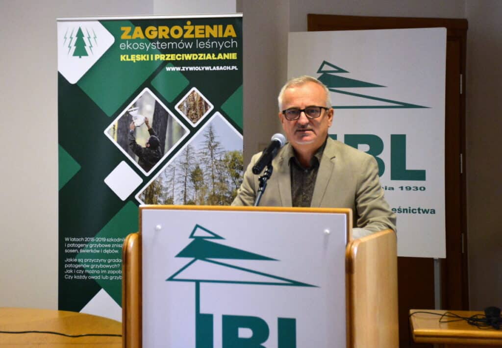 Dyrektor Instytutu Badawczego Leśnictwa prof. dr hab. Jacek Hilszczański